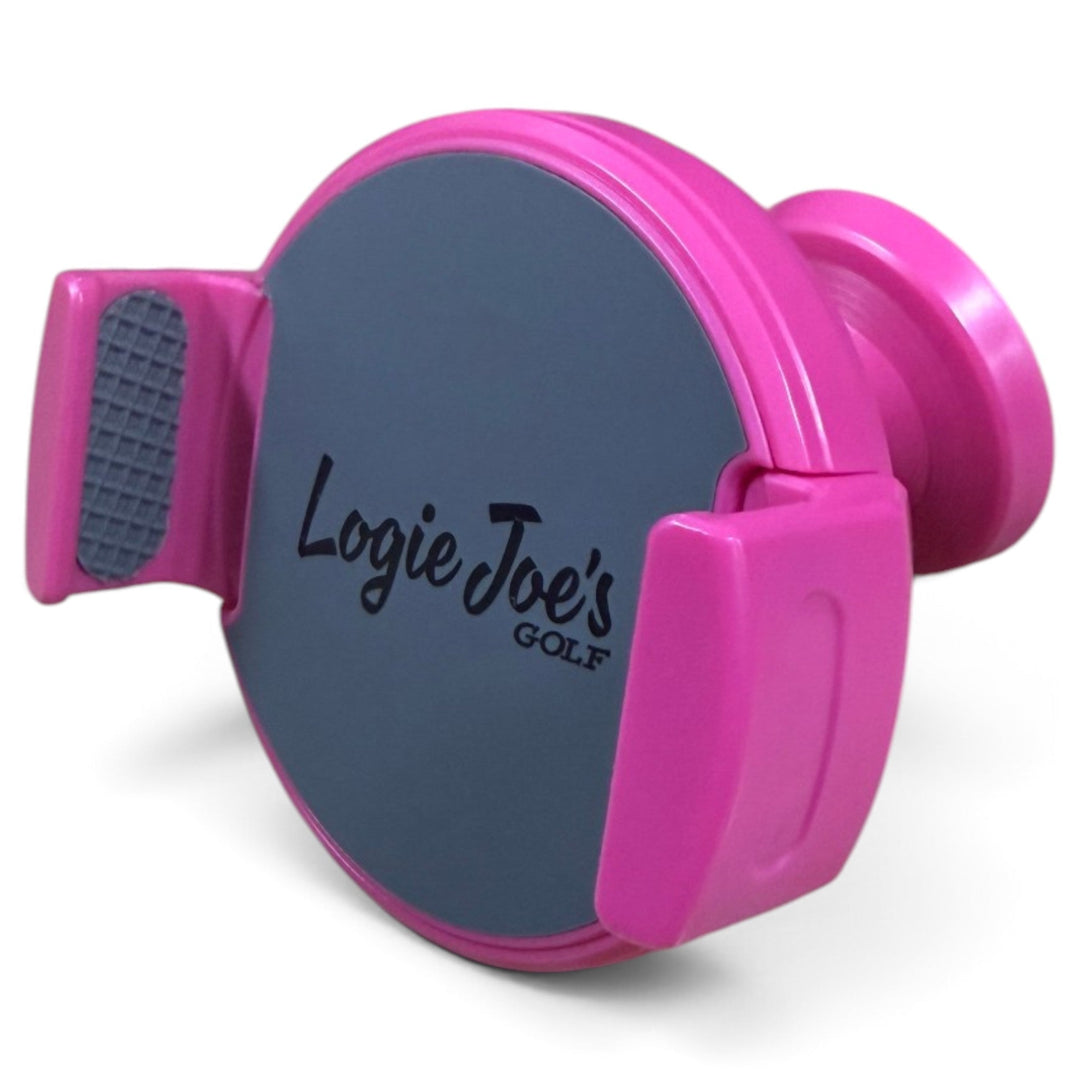 Logie Joe’s Golf Magnetic Golf Cart Phone Holder | Adjustable Smartphone Mount