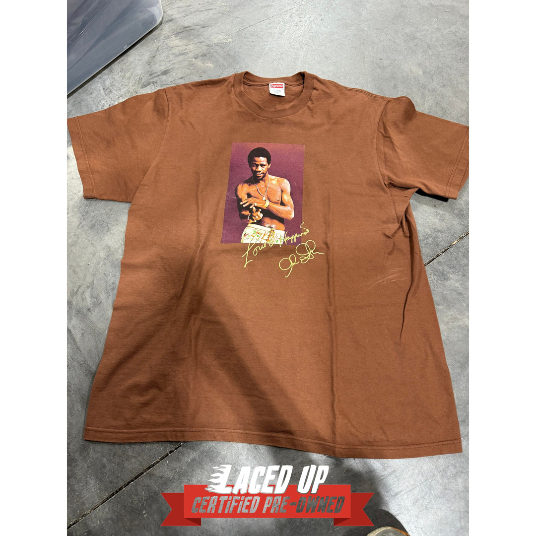 PRE OWNED Supreme Al Green Tee Brown