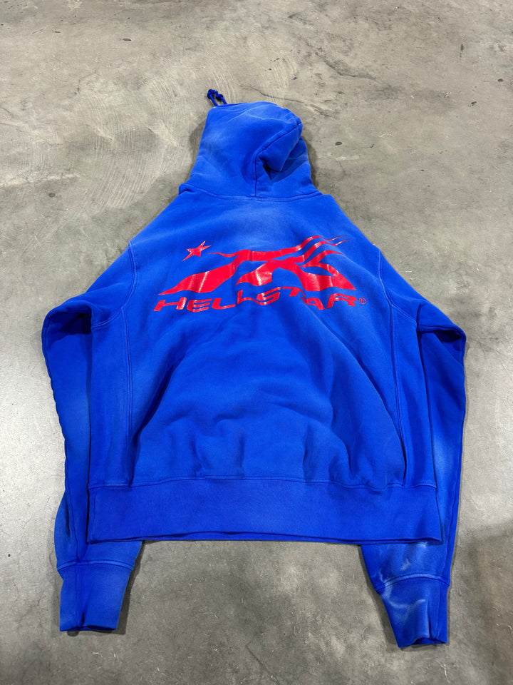 PRE OWNED Hellstar Gel Hoodie Blue