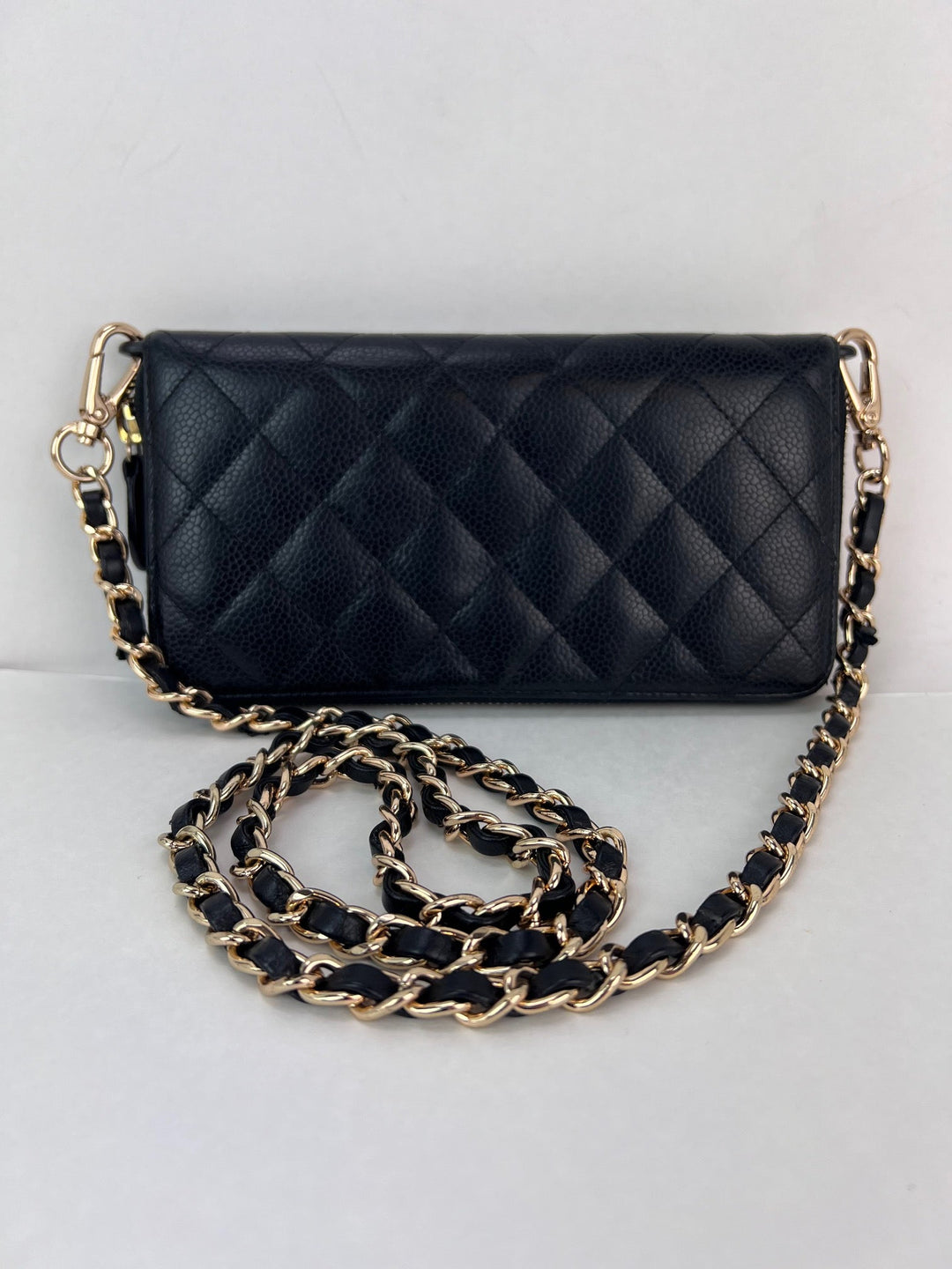 Chanel Caviar Quilted large gusset black wallet – STORE 7994
