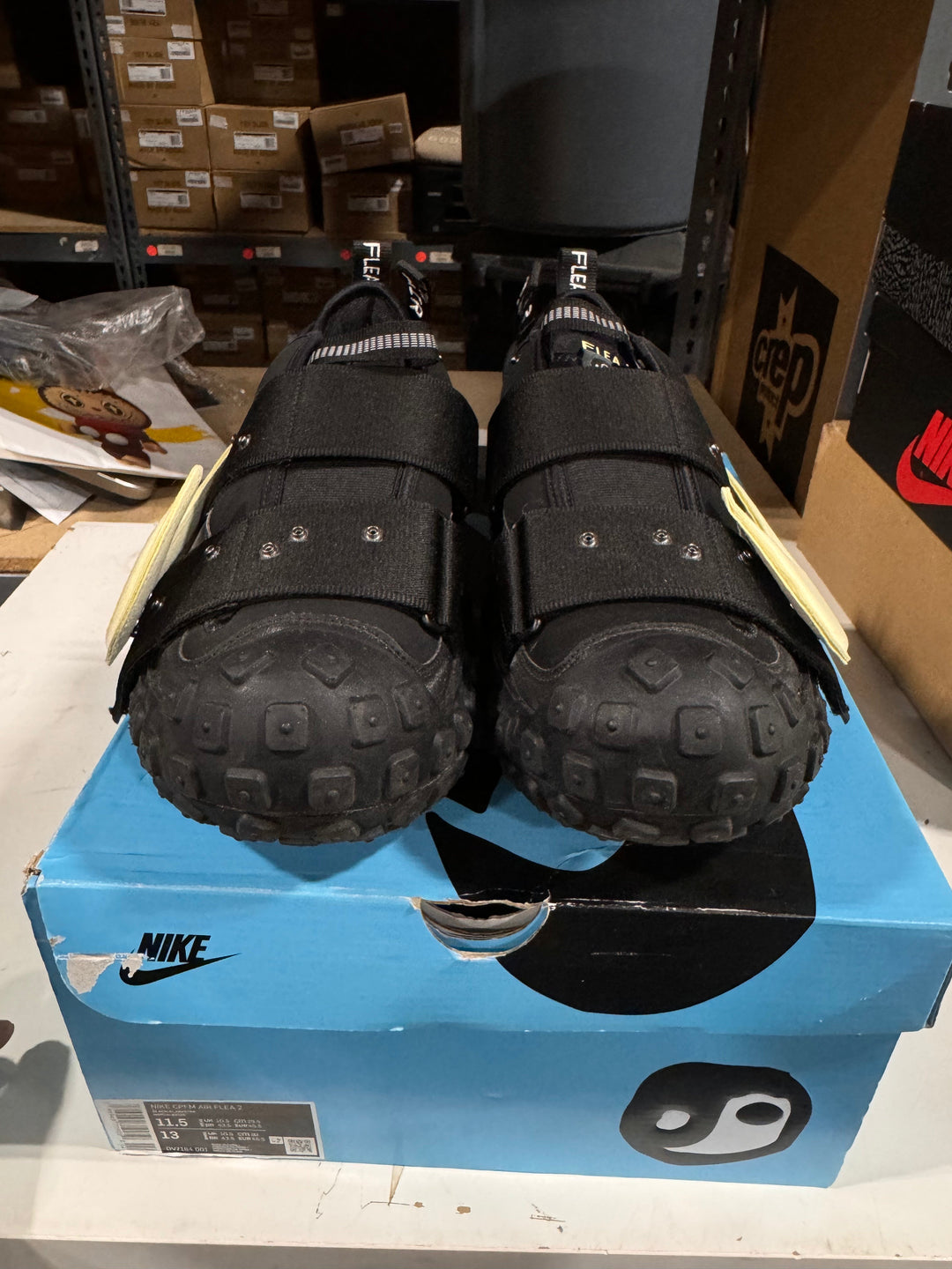 PRE OWNED Nike CPFM Air Flea 2 Cactus Plant Flea Market Black Alabaster