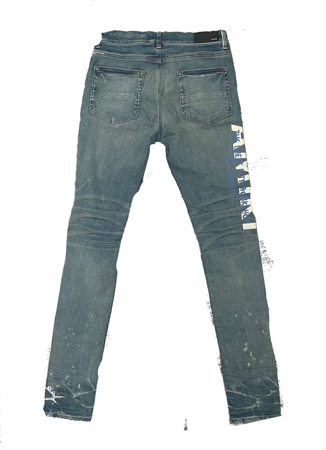 Amiri x The Great Workshop LA logo jeans