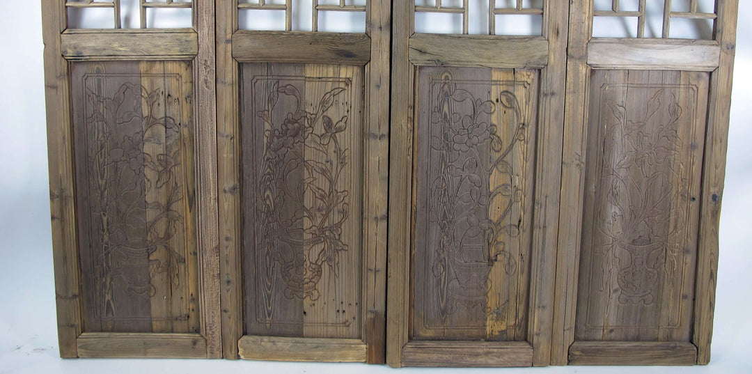 Antique Chinese Screen Panels