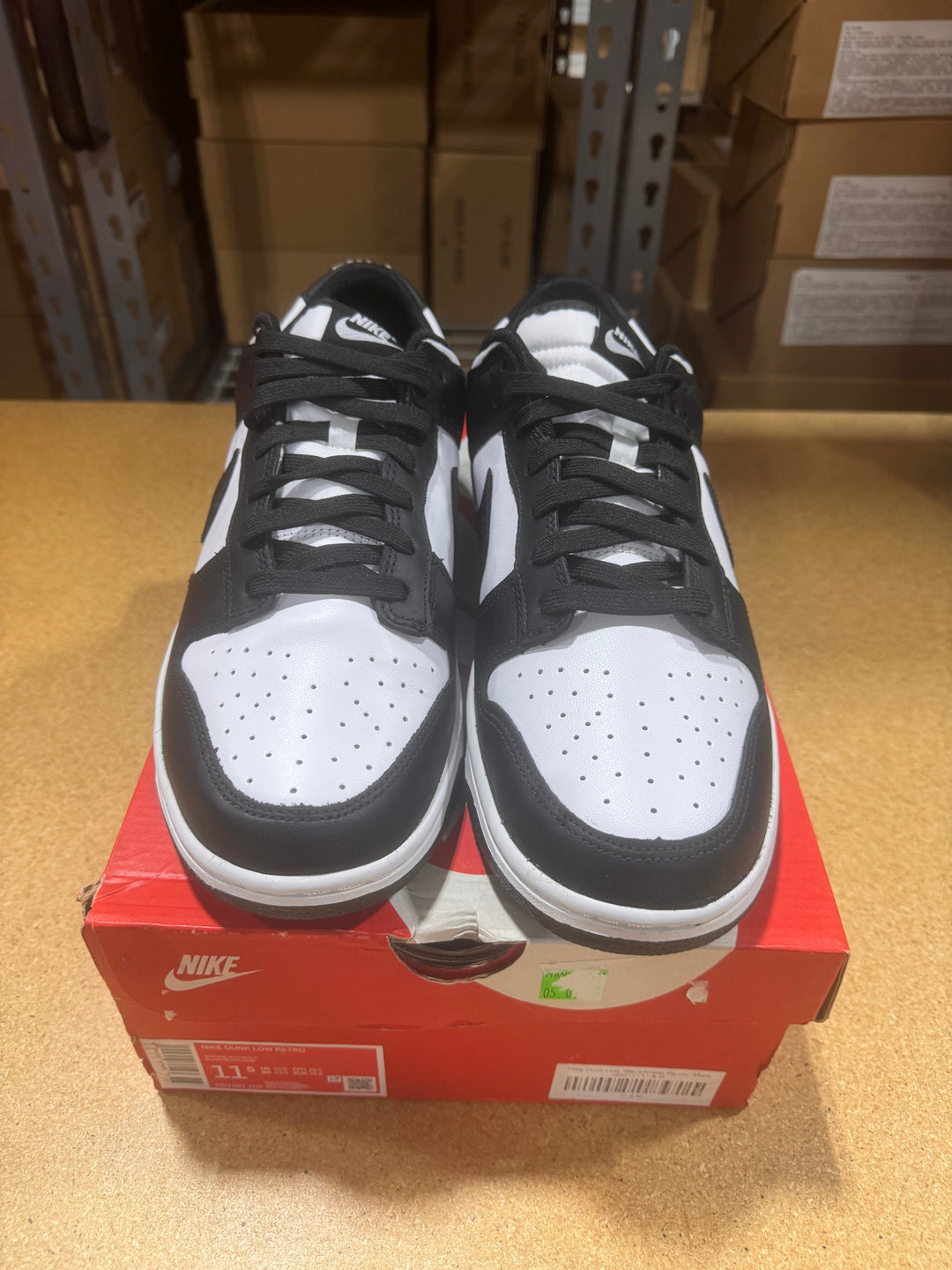 PRE OWNED Nike Dunk Low Retro White Black Panda (2021) *Conditional*