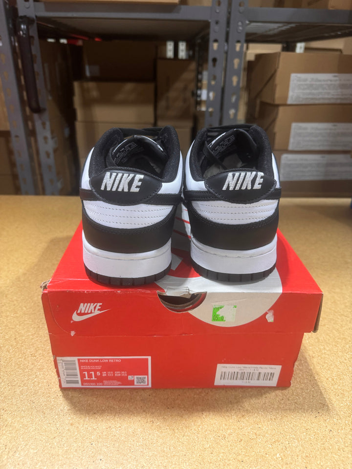 PRE OWNED Nike Dunk Low Retro White Black Panda (2021) *Conditional*
