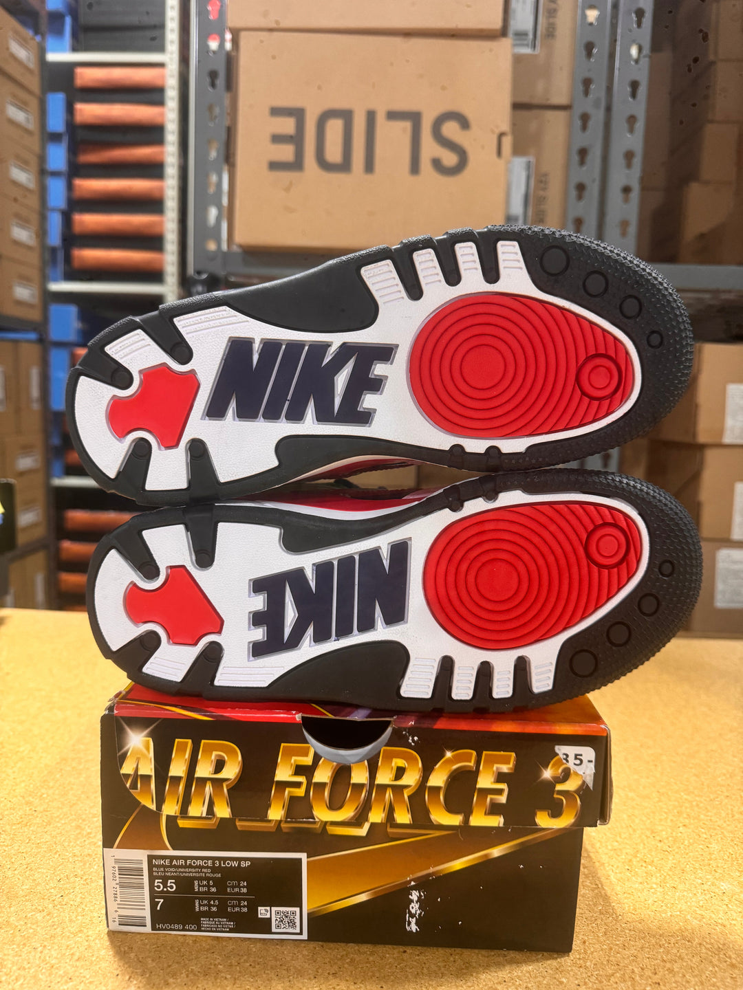 PRE OWNED Nike Air Force 3 Low SP Nigo Blue Void (OGIN Edition) DS *Conditional*