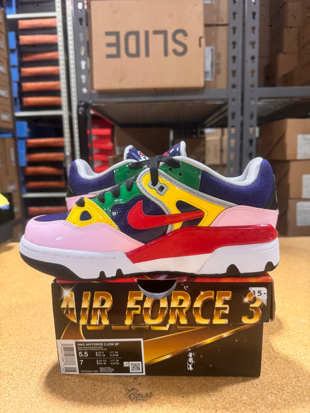 PRE OWNED Nike Air Force 3 Low SP Nigo Blue Void (OGIN Edition) DS *Conditional*