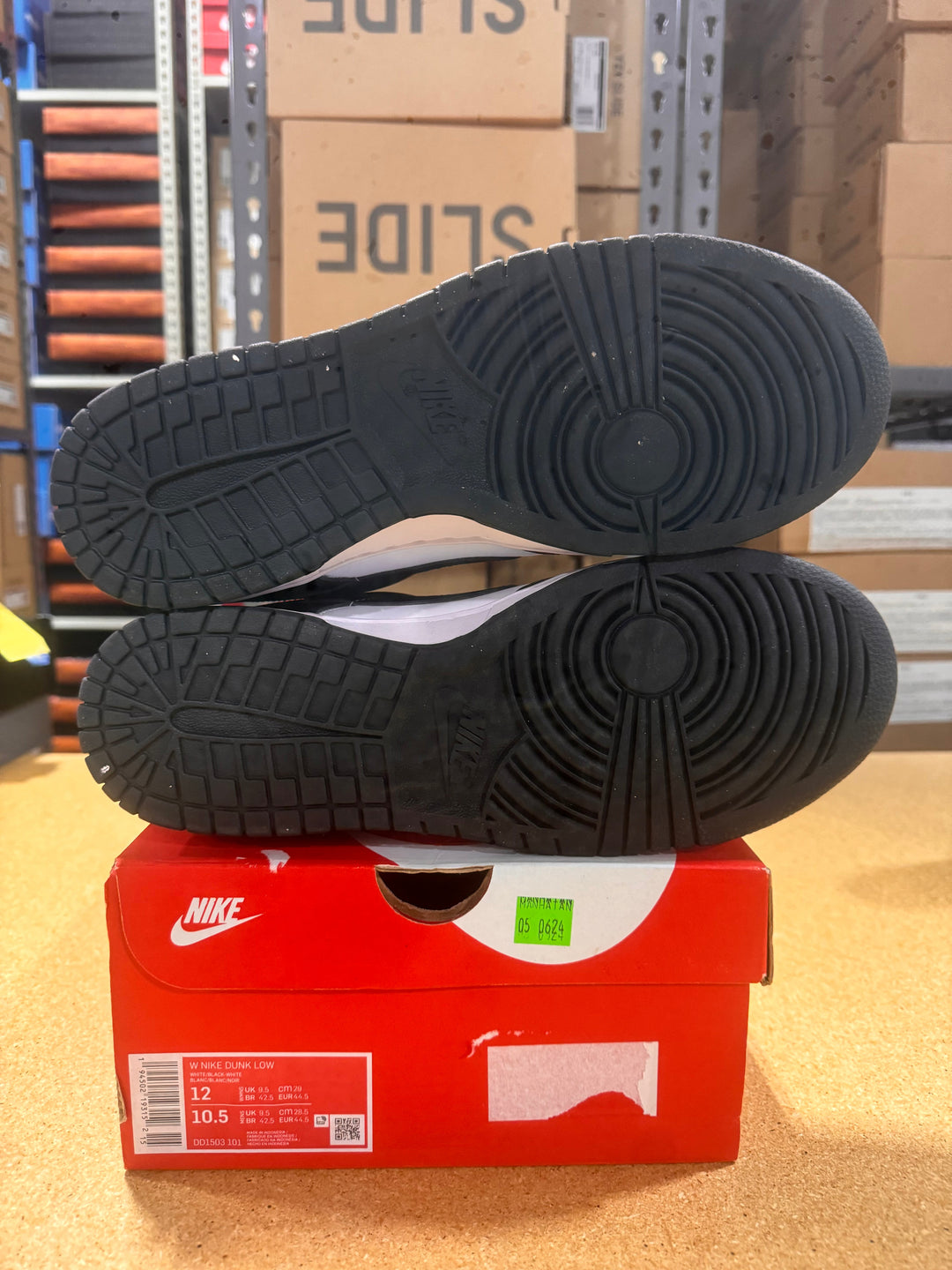 PRE OWNED Nike Dunk Low Retro White Black Panda *Conditional* VNDS (W)