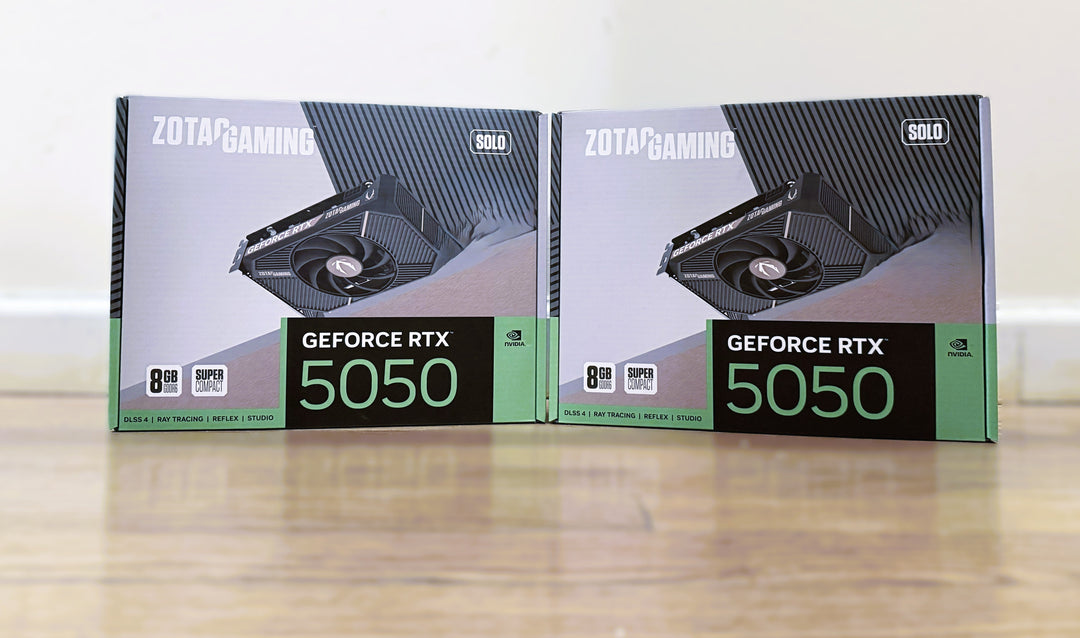 Zotac NVIDIA GeForce RTX 5050 Solo Single Fan 8GB GDDR6 PCIe 5.0 Graphics Card