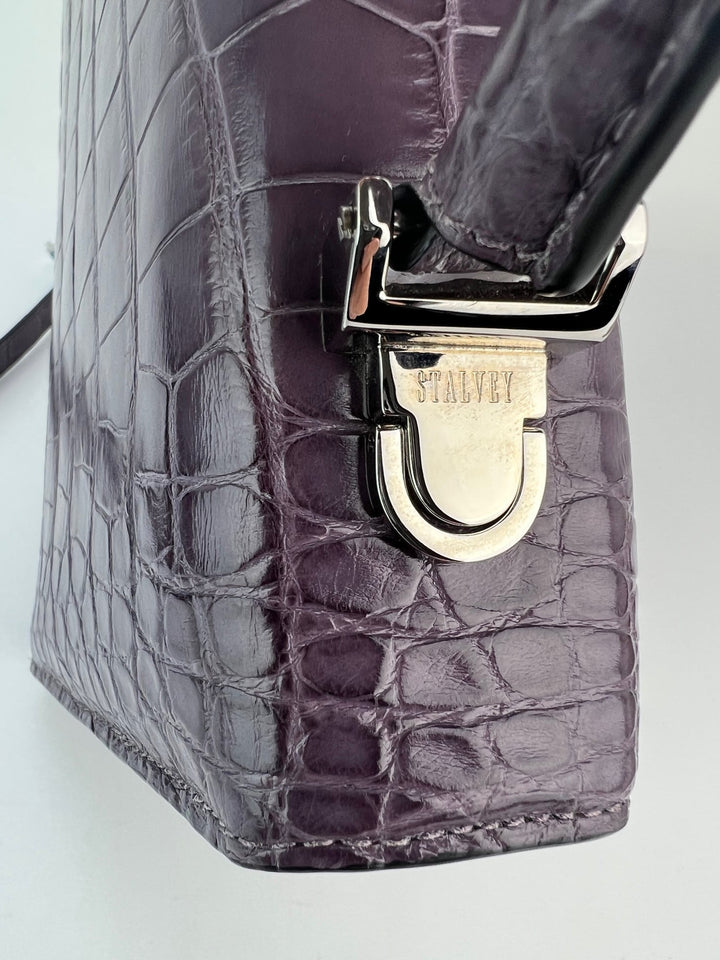 Stalvey Top Handle 2.5 Alligator Lilac Bag Crossbody Exclusive Luxury