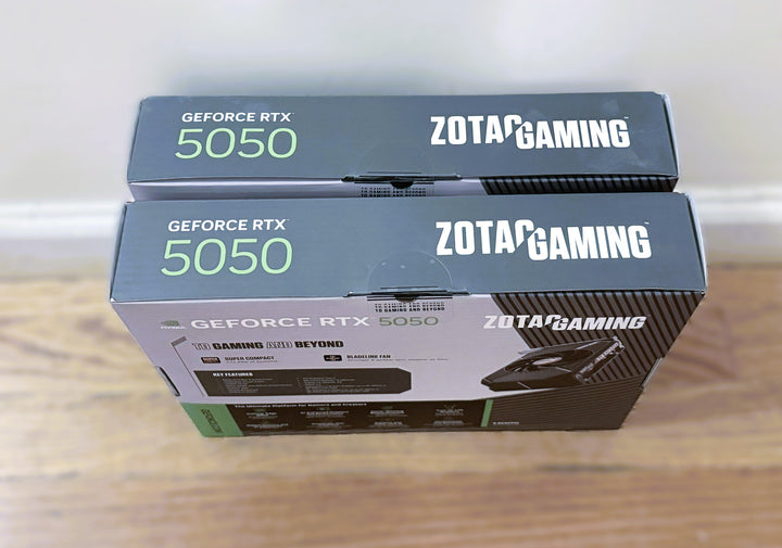 Zotac NVIDIA GeForce RTX 5050 Solo Single Fan 8GB GDDR6 PCIe 5.0 Graphics Card