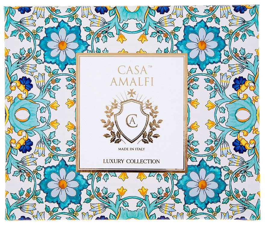 Casa Amalfi Scented Soap Bar with Ceramic Soap Dish Acqua di Ischia