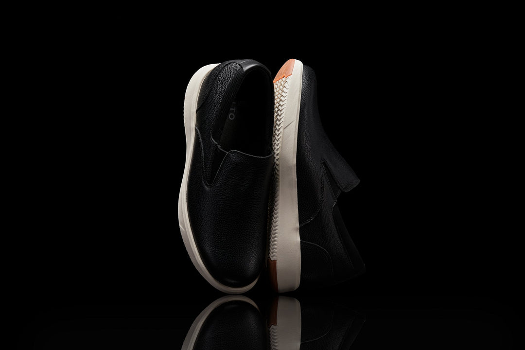 CALTO - J1420 - 2.8 Inches Taller (Onyx) - Leather Loafers