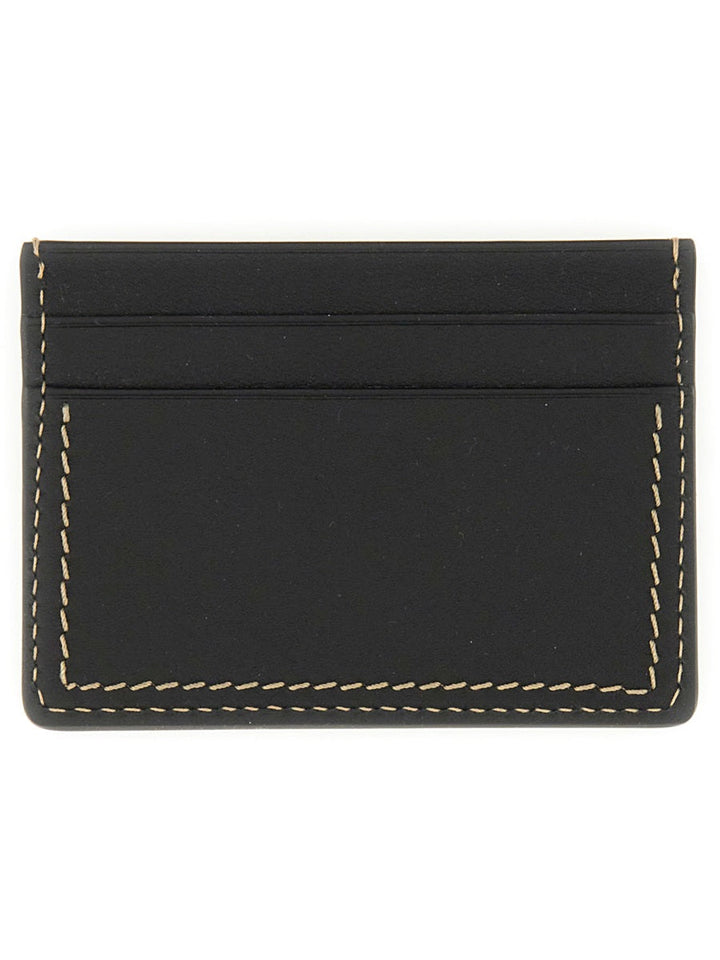 JIL SANDER Mini Leather Card Holder