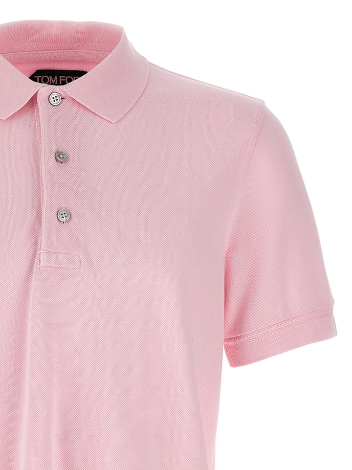 Tom Ford Men Piqué Polo Shirt