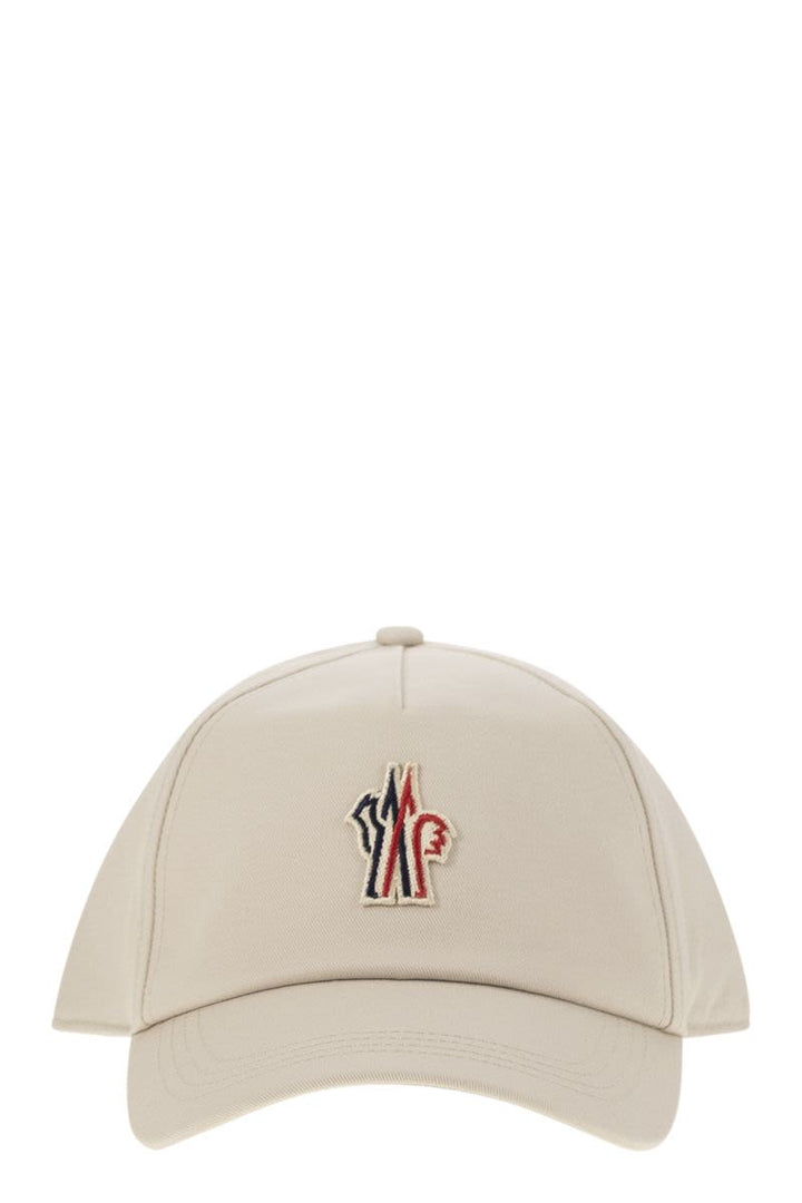 MONCLER GRENOBLE Cotton Gabardine Baseball Cap for Men