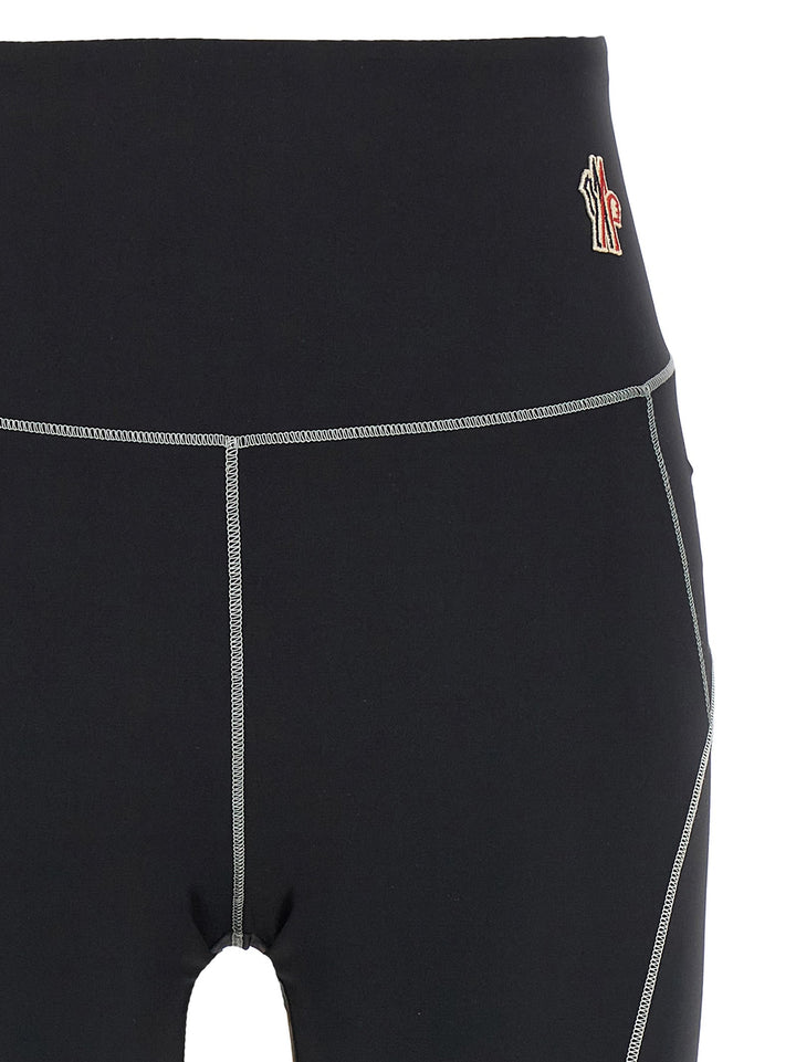 Moncler Grenoble Women Logo Patch Leggings
