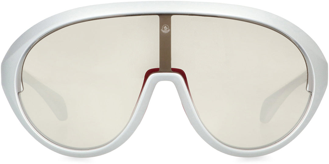 MONCLER Oval Contrast Sunglasses - 136 MM Lens Size