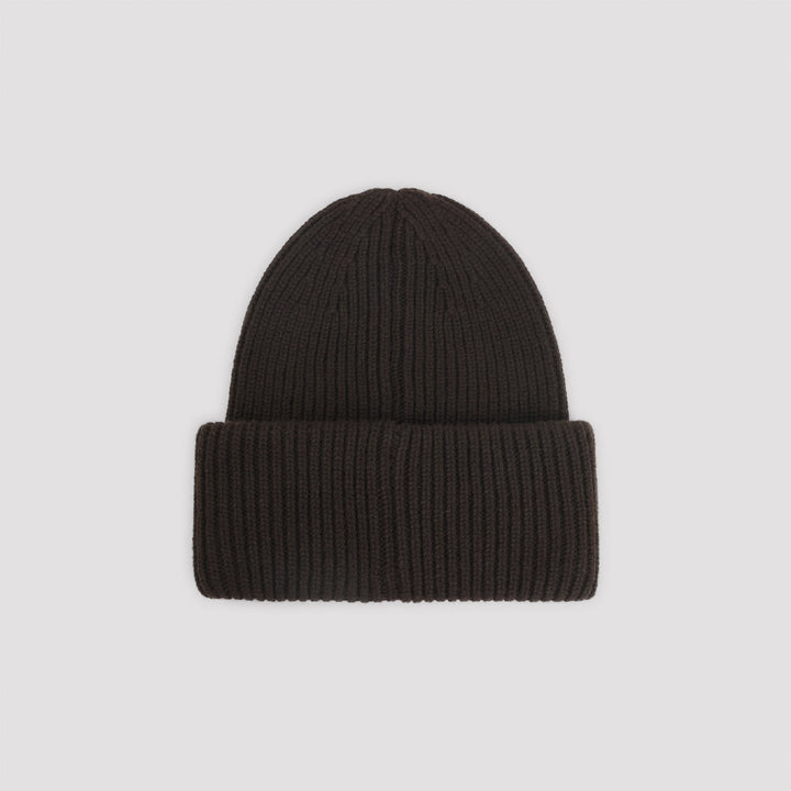 MONCLER Wool Blend Beanie Hat for Men
