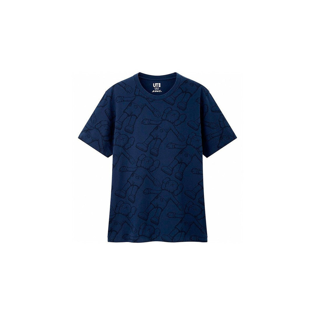 KAWS x Uniqlo All Over Holiday Print Tee (US Sizing) Blue