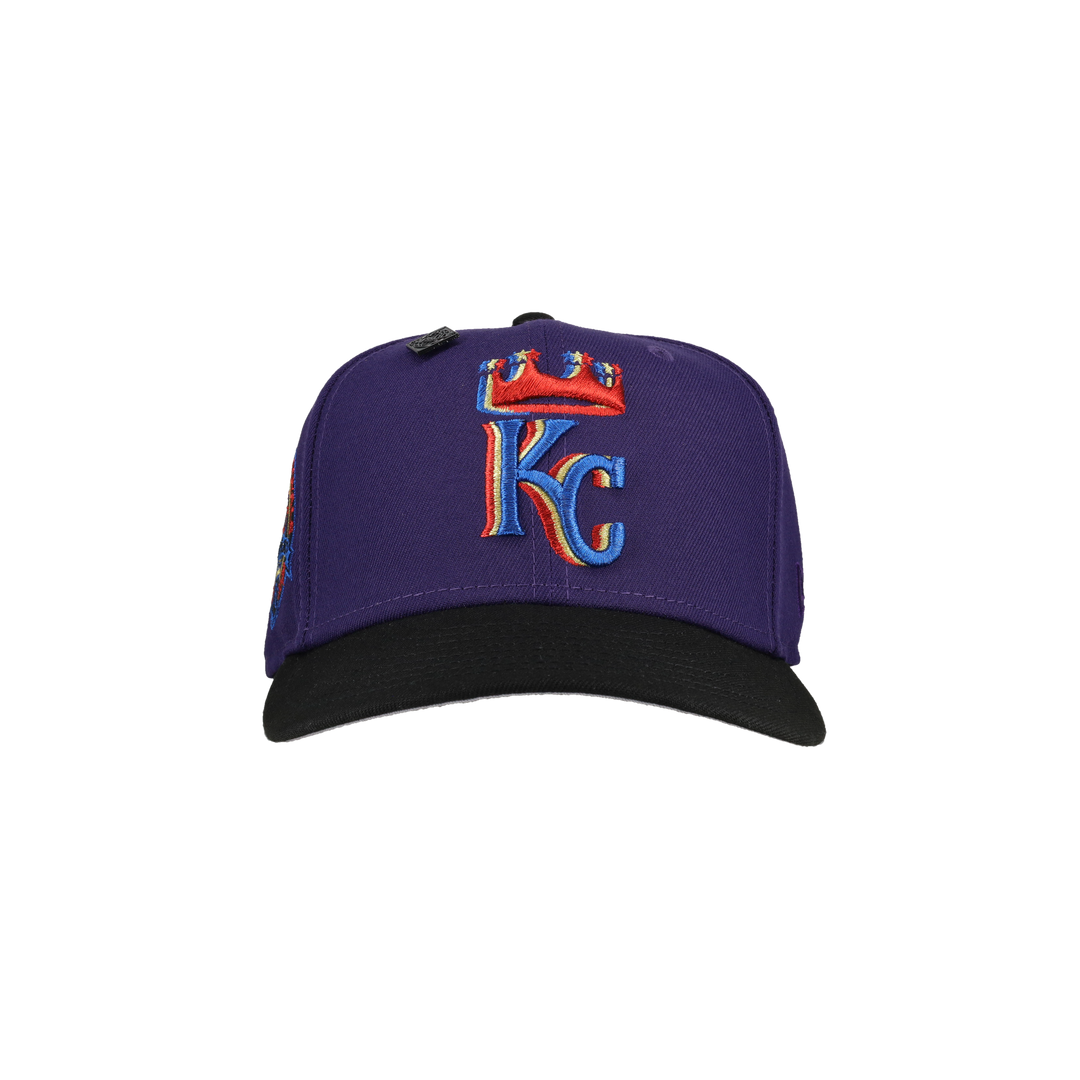 Kansas City Royals Trippy 40th Anniversary Patch 59Fifty Fitted Hat