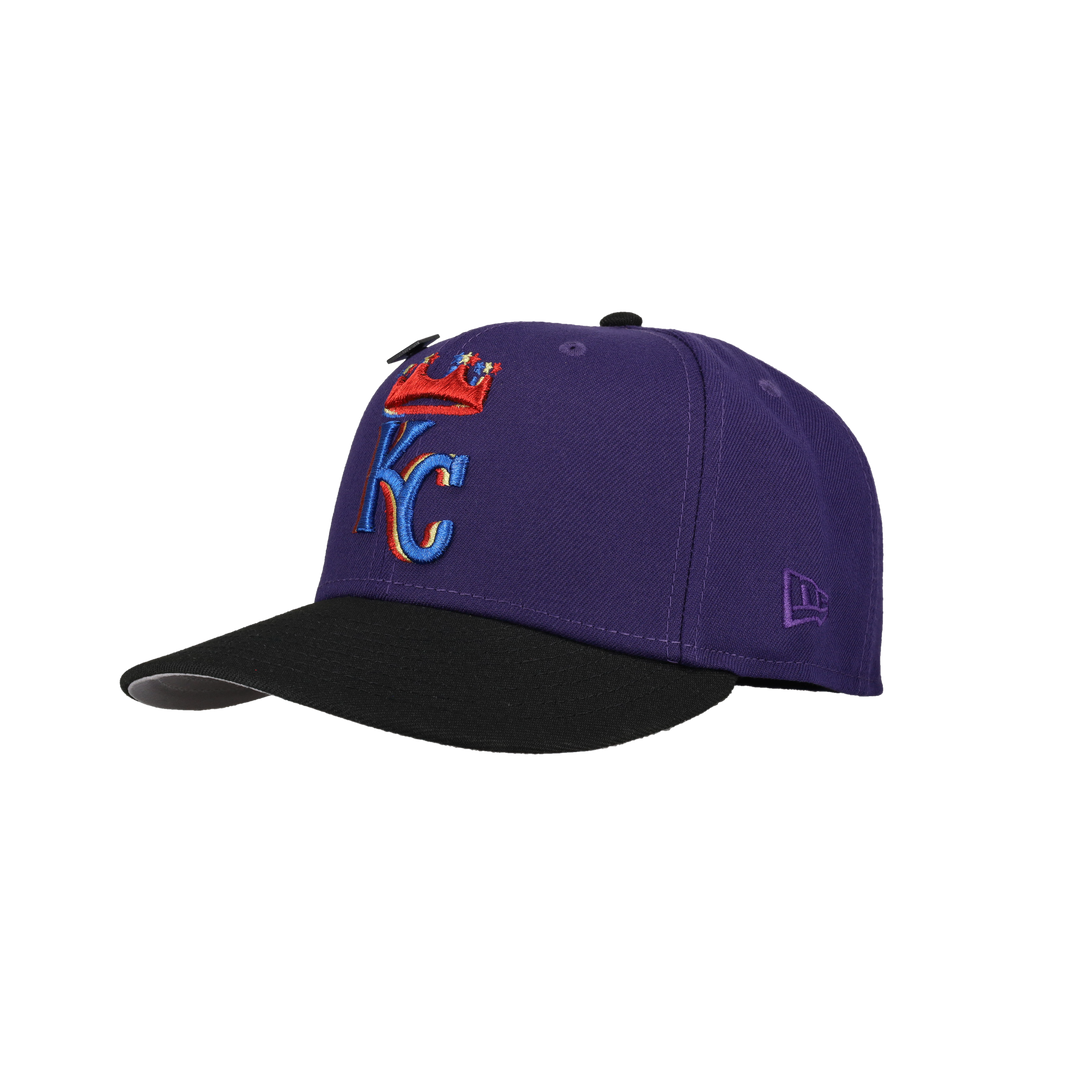 Kansas City Royals Trippy 40th Anniversary Patch 59Fifty Fitted Hat