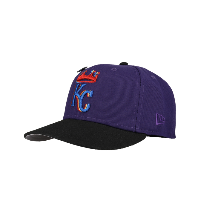 Kansas City Royals Trippy 40th Anniversary Patch 59Fifty Fitted Hat