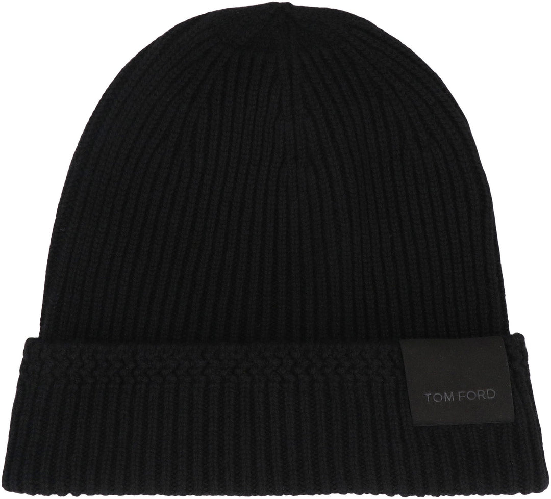 TOM FORD Ribbed Knit Beanie for Men