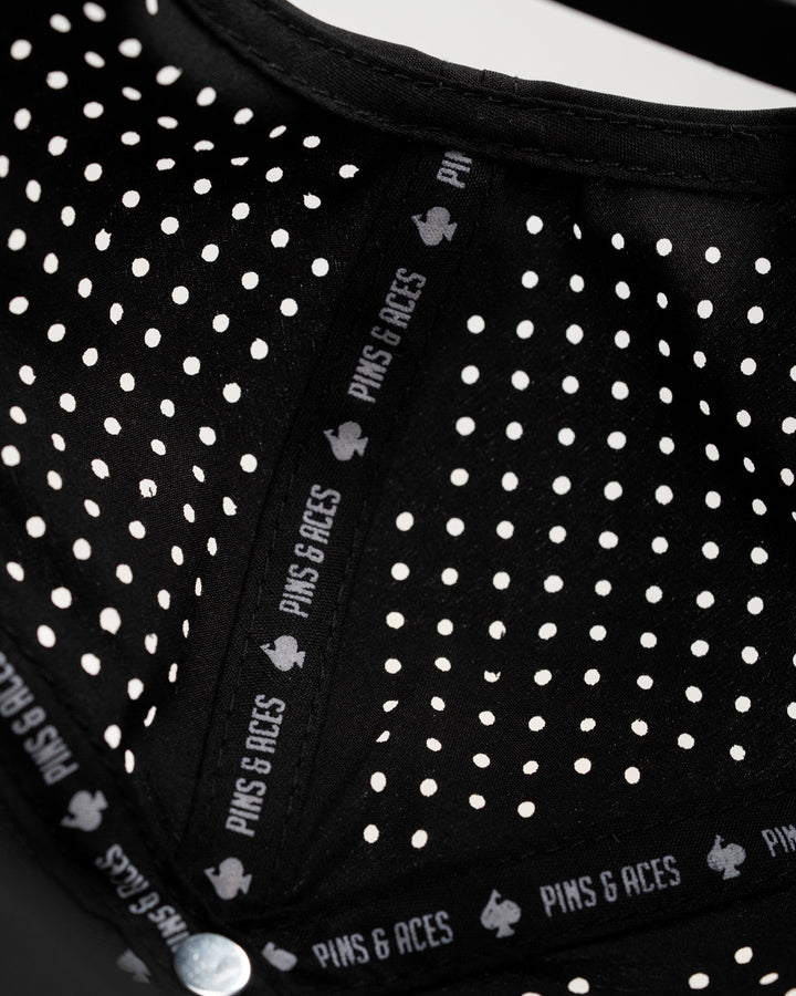 Ace/King Black - Perforated Rope Hat