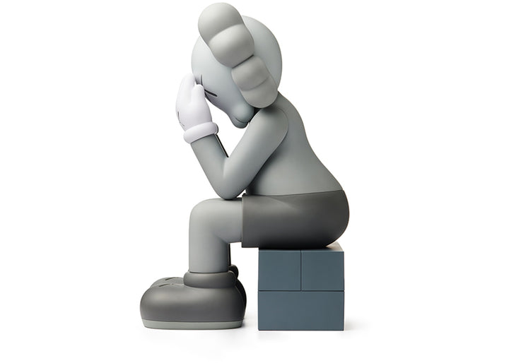 Kaws Passing Through Open Edition Vinyl Figure Grey