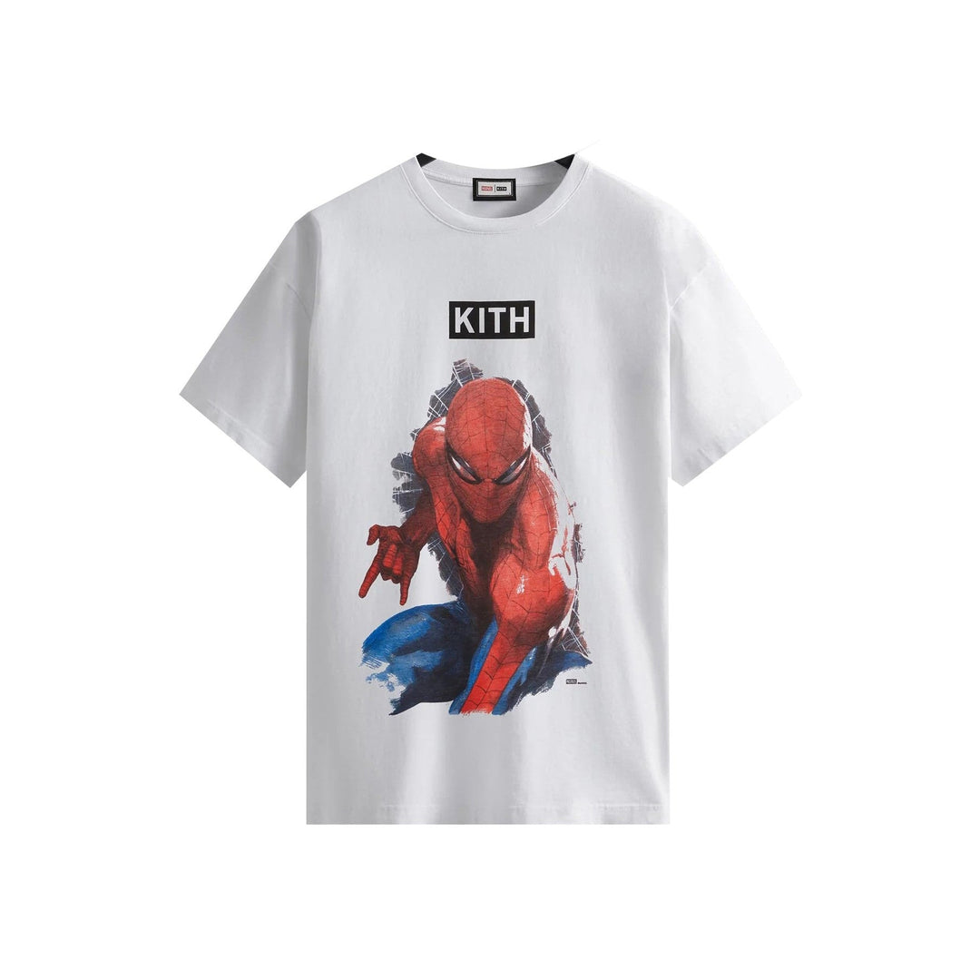 Kith Marvel Spider-Man Action Vintage Tee White