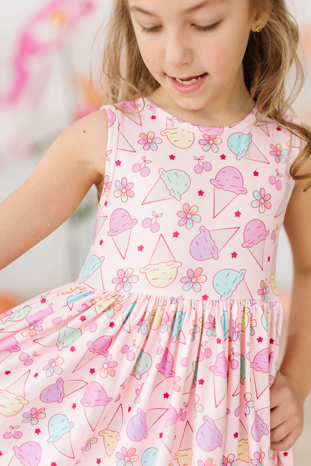 Ice Cream &amp; Shout Tank Twirl Dress