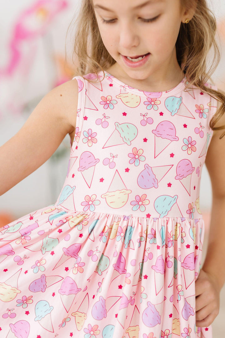Ice Cream &amp; Shout Tank Twirl Dress