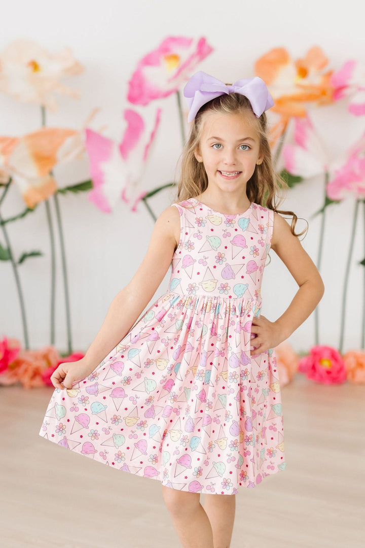 Ice Cream &amp; Shout Tank Twirl Dress