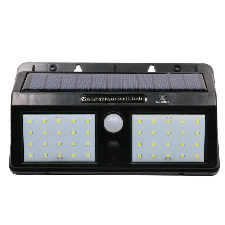 Silarius SIL-SOLARMOTION9 IP65 Solar PIR Motion detect light w/ Solar panel: 9V 1.3W