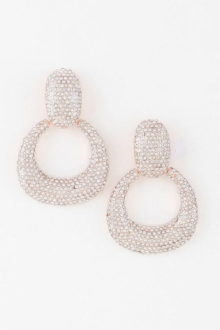 LINCOLN CENTER Bejeweled Hoop Drop Earrings: NYFW BYMANYC ® New York