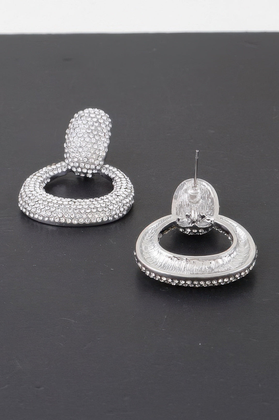 LINCOLN CENTER Bejeweled Hoop Drop Earrings: NYFW BYMANYC ® New York