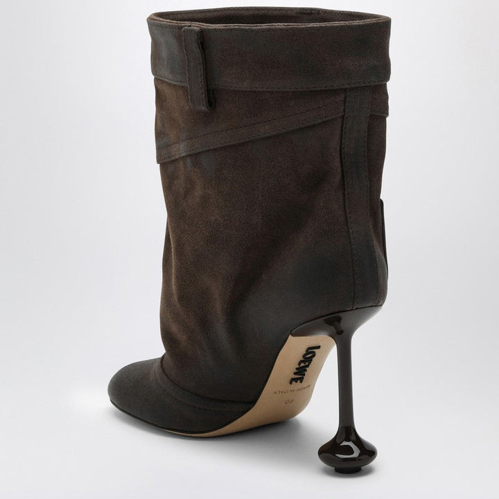 Loewe Brown Suede Toy Boot Women