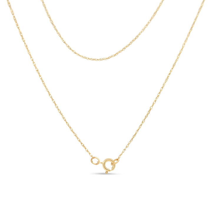 14K Yellow Gold Plated .925 Sterling Silver 1/4 Cttw Round and Baguette-Cut Diamond Composite Heart 18" Pendant Necklace (H-I Color, SI2-I1 Clarity)