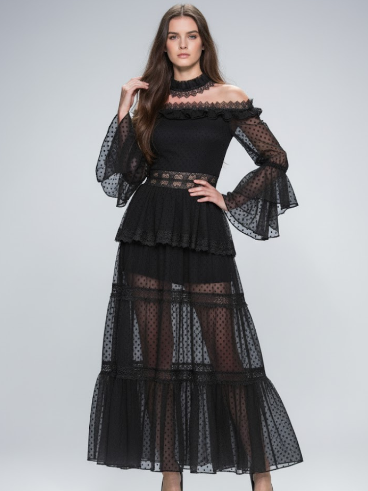 Long Black Party Dress MEATPACKING: Prêt-à-Porter Line BYMANYC ® New York