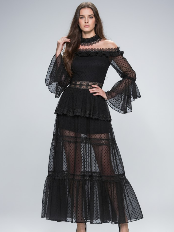Long Black Party Dress MEATPACKING: Prêt-à-Porter Line BYMANYC ® New York