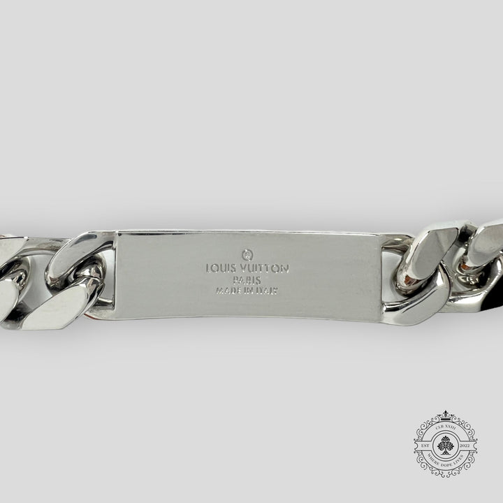 Louis Vuitton Monogram Chain Bracelet in Silver