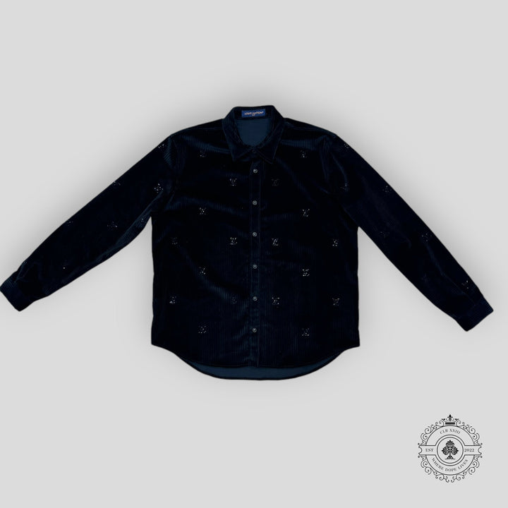 Louis Vuitton Button-Down Long-Sleeved Corduroy Shirt