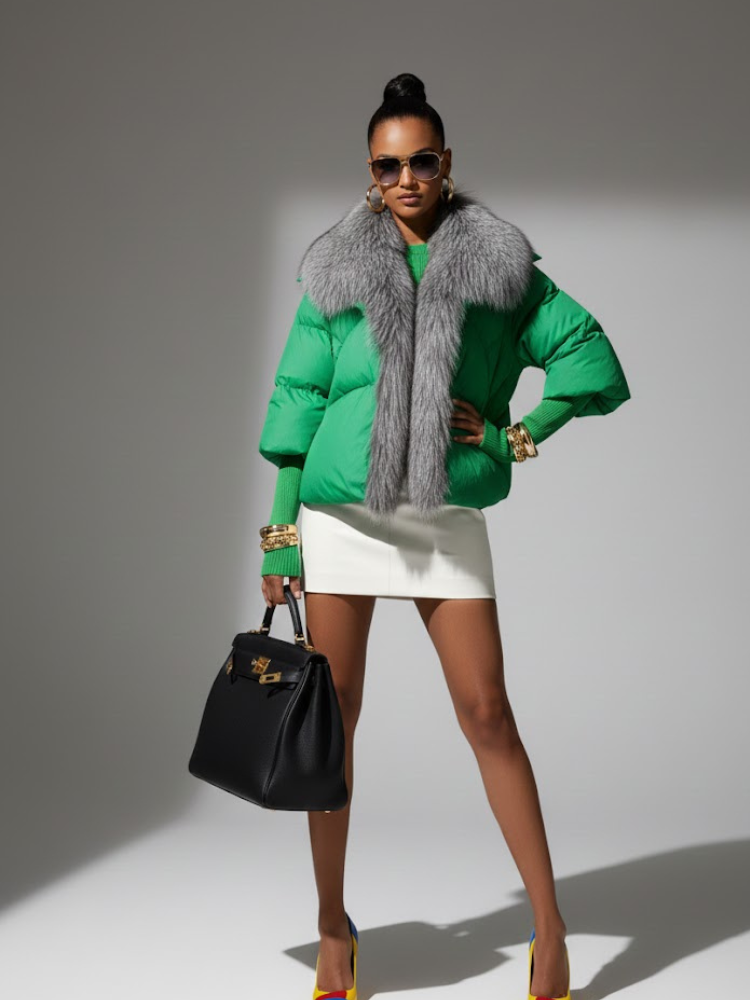 Lux Fur-Trimmed Puffer • THE PLAZA New Collection BYMANYC ® New York