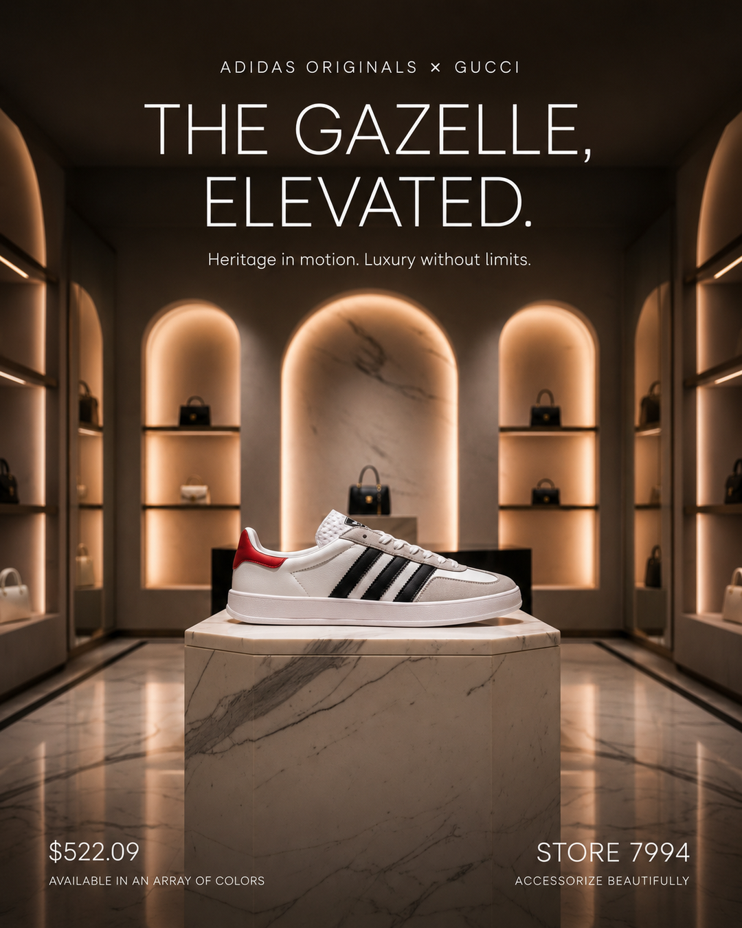 Adidas Originals Gazelle x Gucci