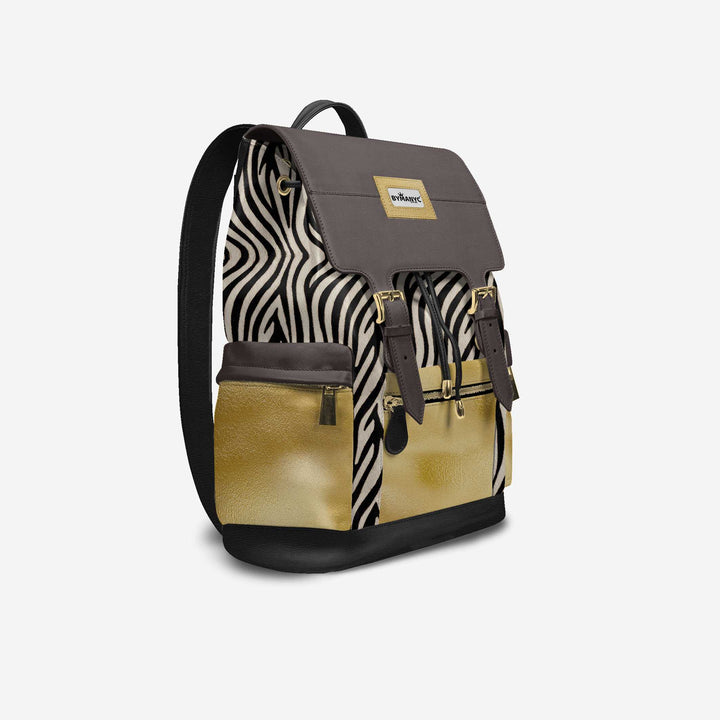 Luxury Vegan Backpack GOLD SAFARI – BYMANYC ® New York Made in Italy
