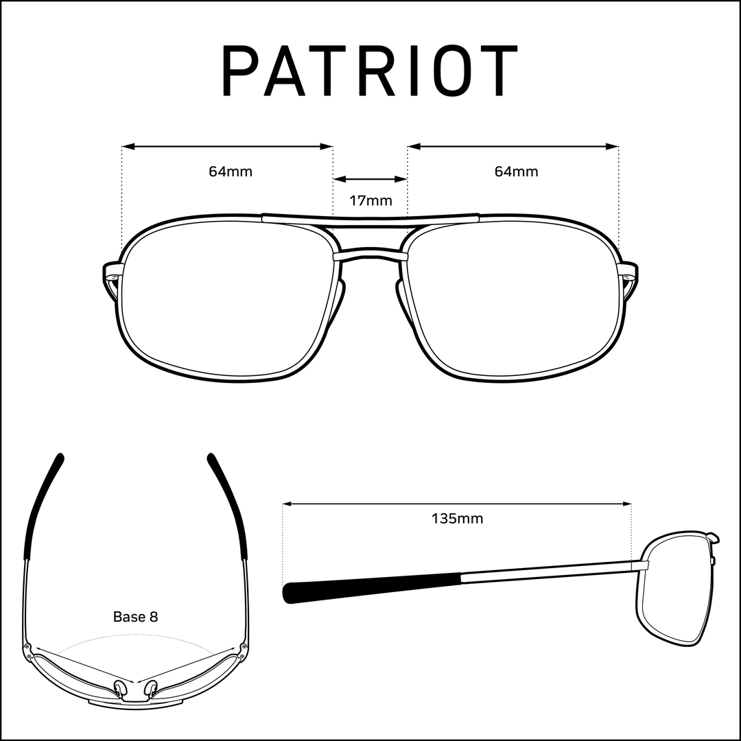 Patriot FLT18 | Pilot Sunglasses
