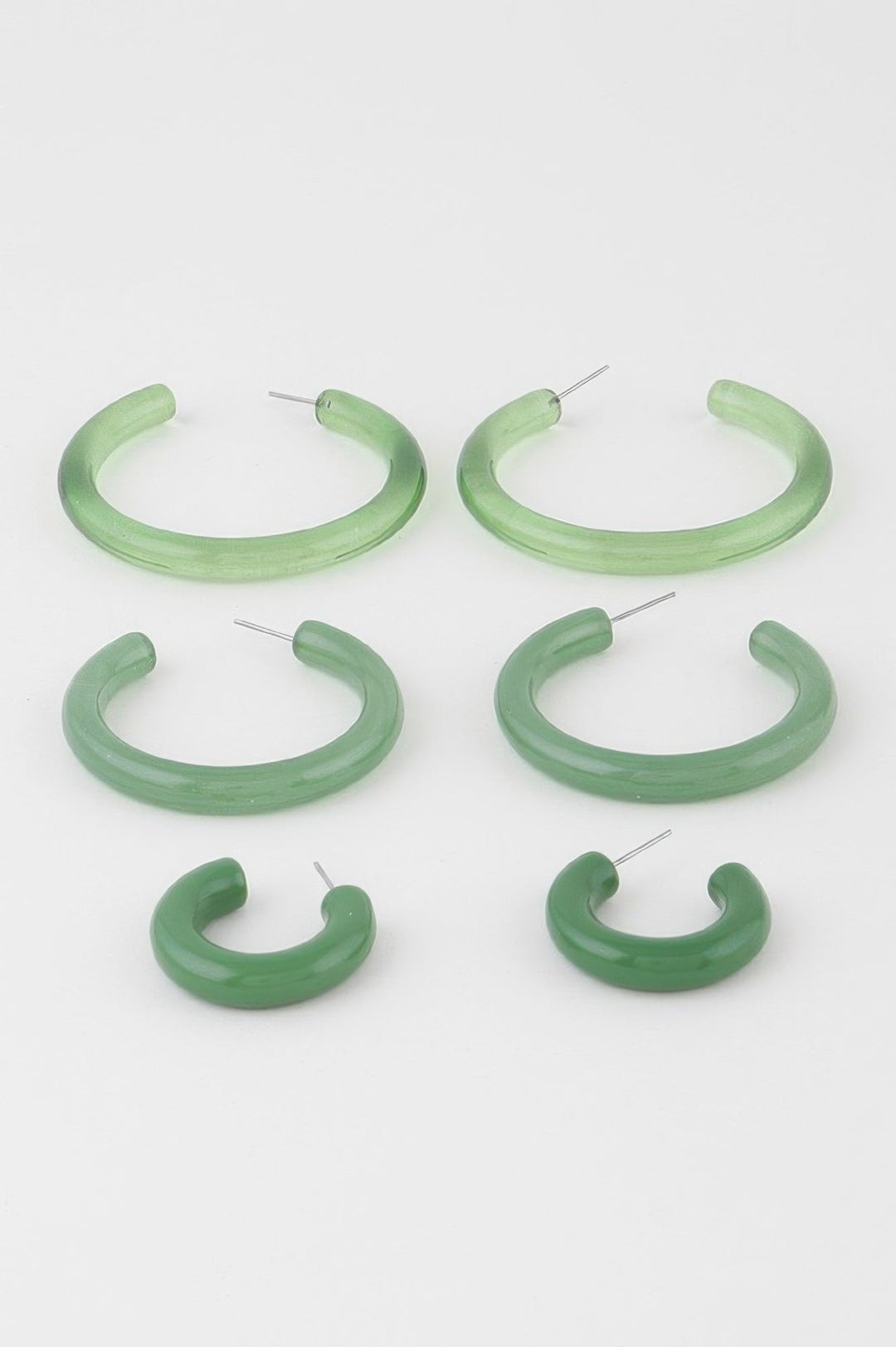MADISON Multi Solid Hoop Earrings Set: NYFW BYMANYC ® New York