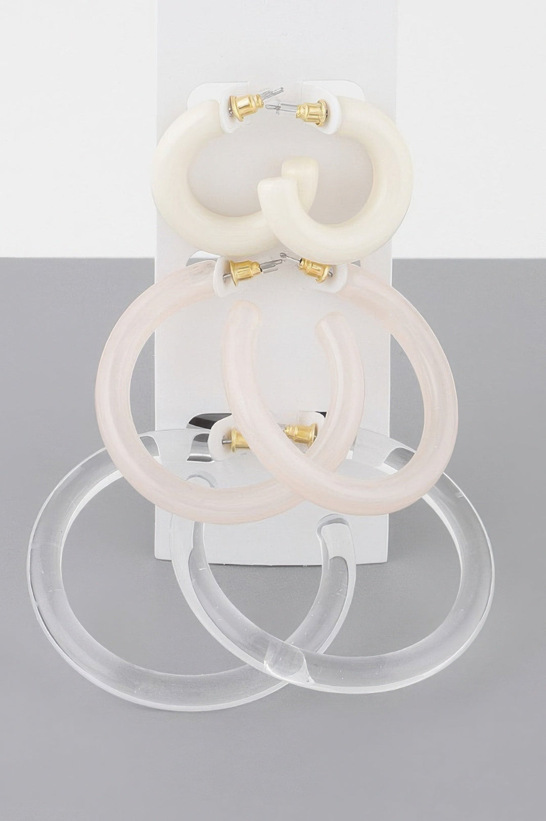 MADISON Multi Solid Hoop Earrings Set: NYFW BYMANYC ® New York