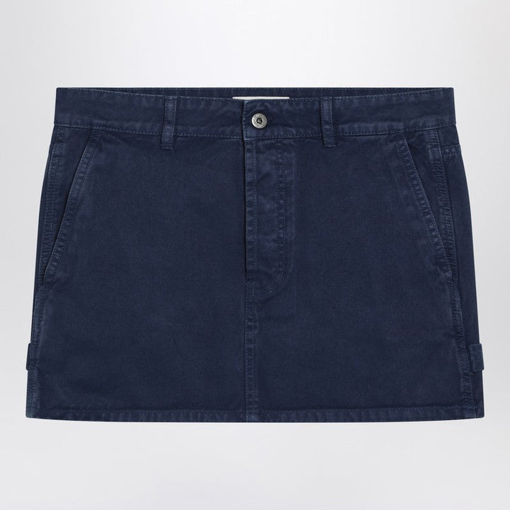 Miu Miu Indigo Blue Denim Mini Skirt Women